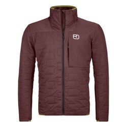 Ortovox Swisswool Piz Segnas Jacket Men's in Wine Tasting